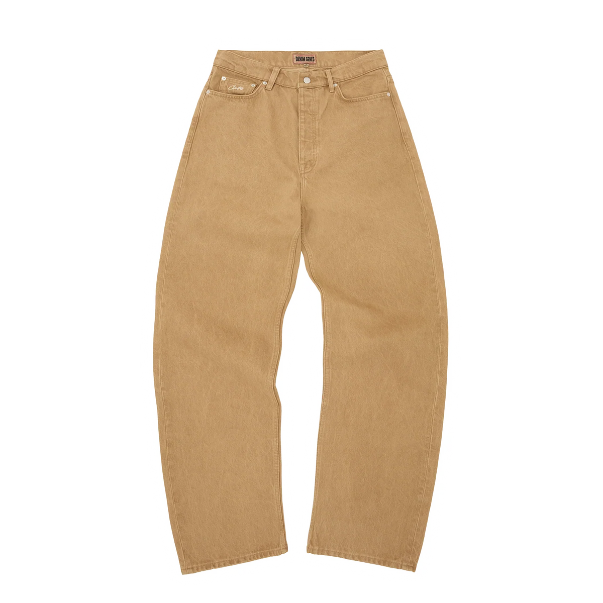 CREST CHAINSTITCH BAGGY JEANS