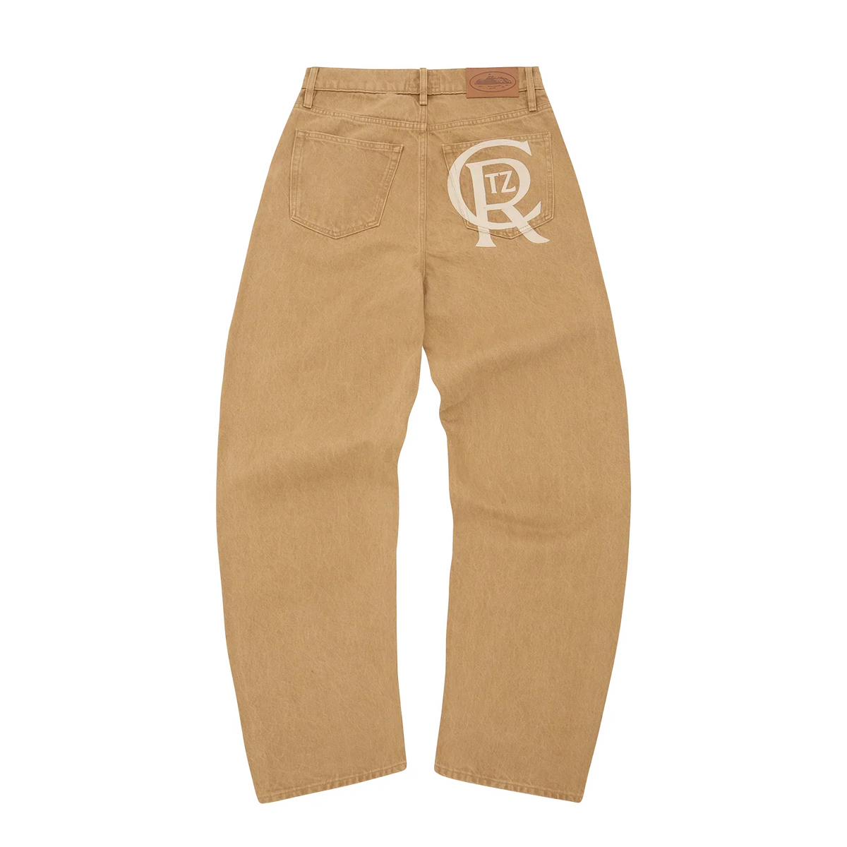 CREST CHAINSTITCH BAGGY JEANS