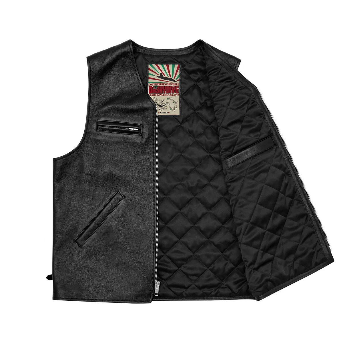 SKYDIVE LEATHER VEST