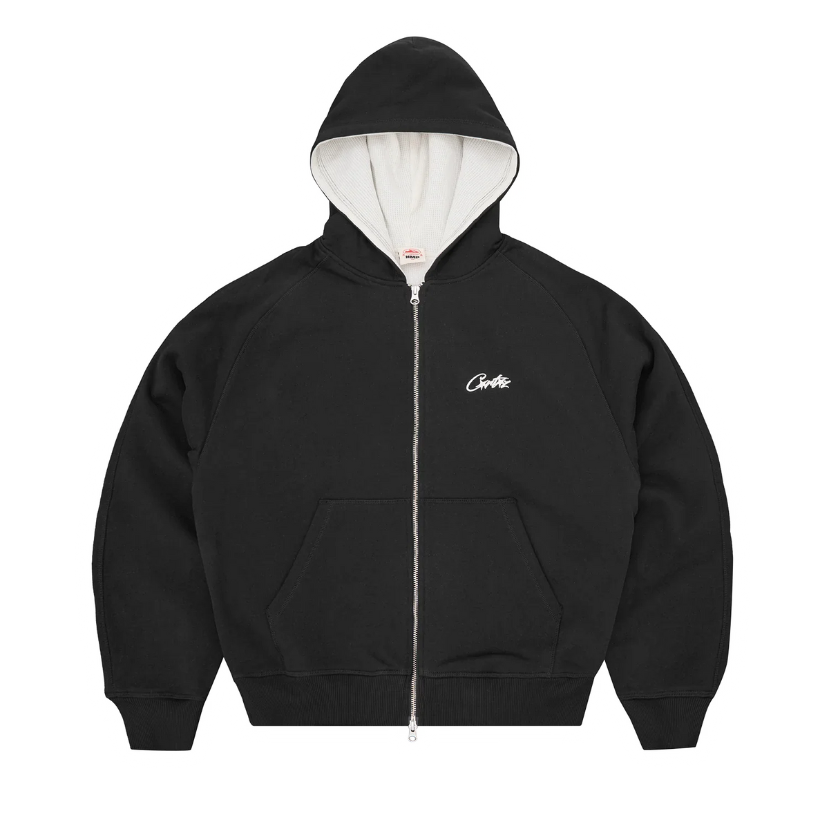 HMP THERMAL ZIP HOODIE [BLACK]