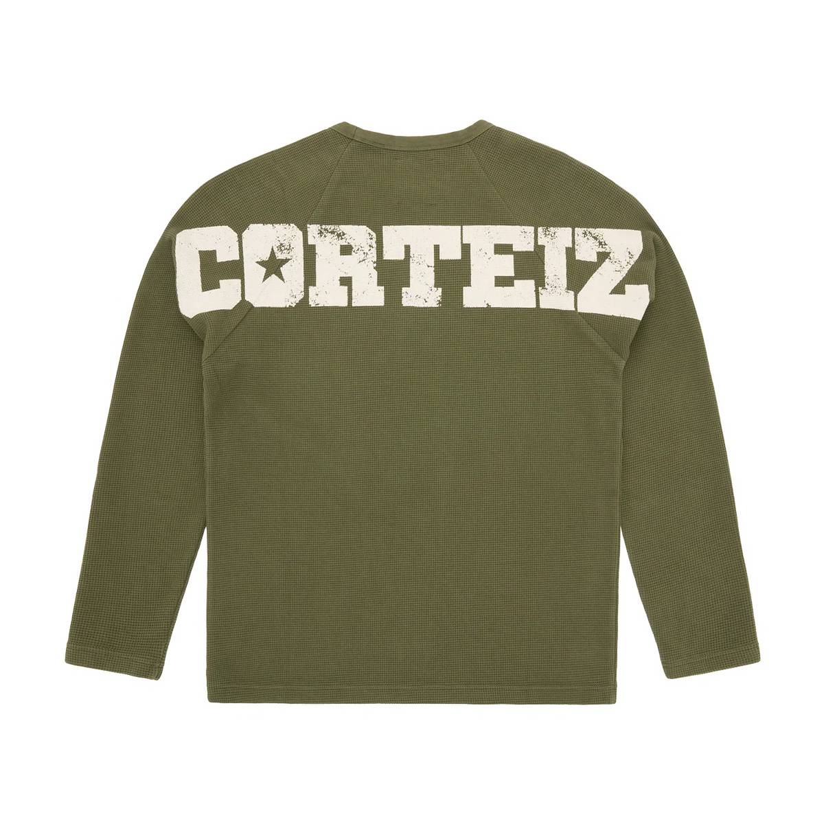 STAR RAGLAN WAFFLE THERMAL