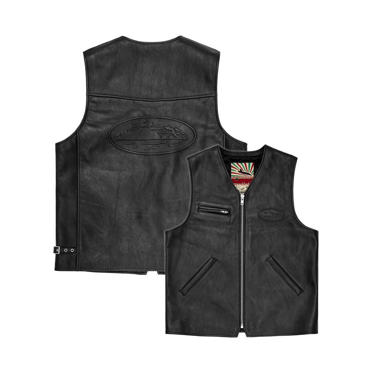 SKYDIVE LEATHER VEST
